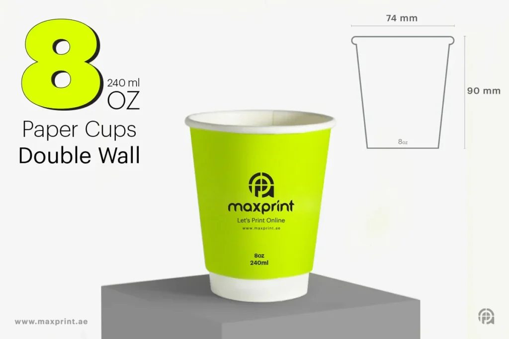 Paper Cups Double Wall 8 oz